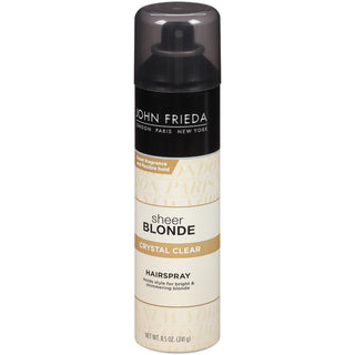 John Frieda Sheer Blonde Crystal Clear Hair Spray 8.5 Oz