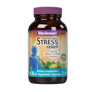 Bluebonnet Targeted Choice Stress Relief, 30 Vegetable Capsules