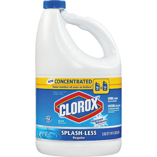 Clorox Splash-Less Bleach1, Disinfecting Bleach Kills 99.9% Of Bacteria And Viruses - 116 Ounce Bottle