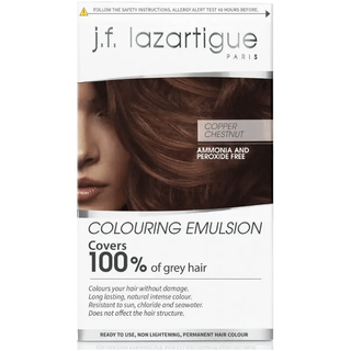 J.f. Lazartigue Coloring Emulsion for Grey Hair  Copper Chestnut 60ml