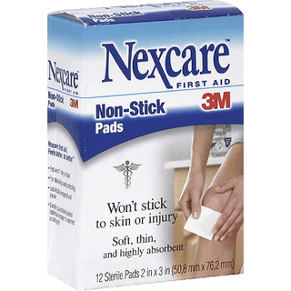 Nexcare First Aid Non-Stick Pads, 2 X 3 Inch