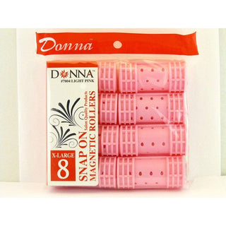 Donna Magnetic Rollers, Snap On, X Large