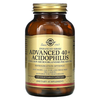 Solgar Advanced 40+ Acidophilus 120 Vegetable Capsules