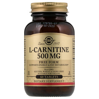 Solgar L-Carnitine 500mg 60 Tablets