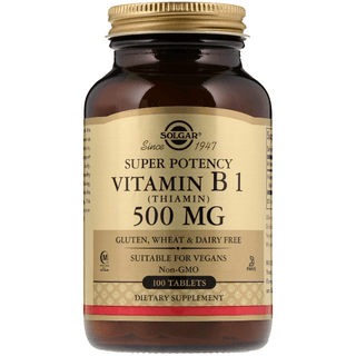 Solgar Vitamin B1 (Thiamin) 500 mg 100 Tablets