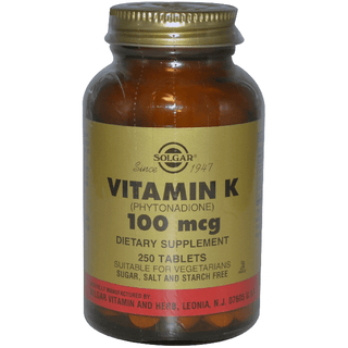 Solgar Vitamin K 100mcg 100 Tablets