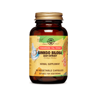 Solgar SFP Ginkgo Biloba Leaf Extract 60 Vegetable Capsules