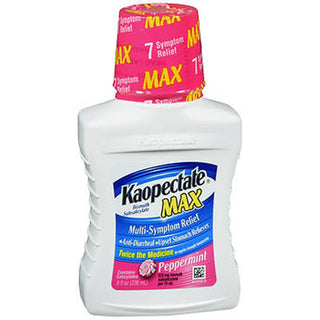 Kaopectate Anti-Diarrheal/Upset Stomach Reliever, Max, Peppermint