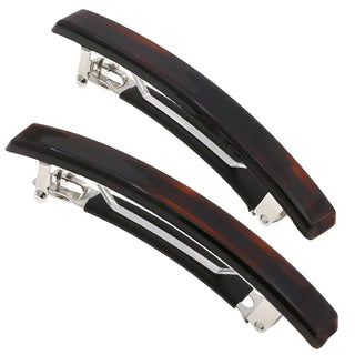 Camila Paris AD1/2 French Hair Barrette Clip For Girls Set Of 2 Rubberized Me