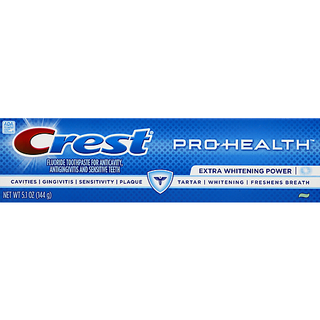 Crest Toothpaste, Fluoride, Extra Whitening Power 5.1 Oz