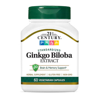 21st Century® Ginkgo Biloba Extract – Standardized Vegetarian Capsules
