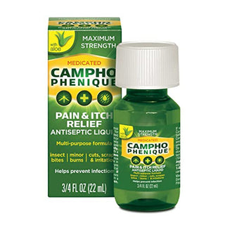 Campho-Phenique Pain & Itch Relief Antiseptic Liquid, Original Formula, 0.75 Fl Oz