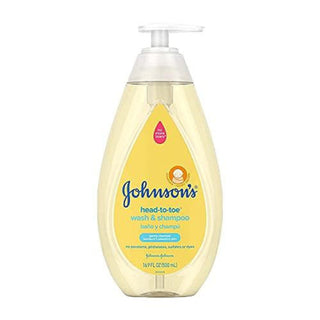 Johnson's Head To Toe Tear Free Baby Body Wash & Shampoo, 16.9 Fl. Oz
