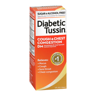 Diabetic Tussin Cough & Chest Congestion DM 4 Fl Oz