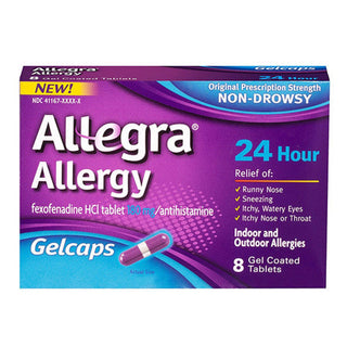 Allegra Gelcaps 24 HR Indoor/Outdoor Allergy Relief