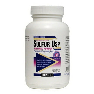Humco Sulfur USP Sublimed Powder - 4 Oz