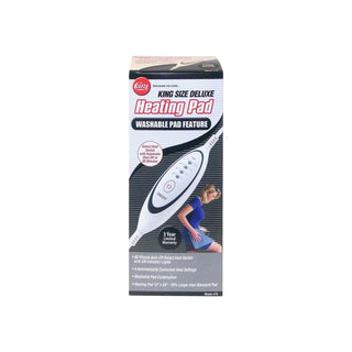 Cara Heating Pad Moist/Dry Smart Switch, King Size Deluxe