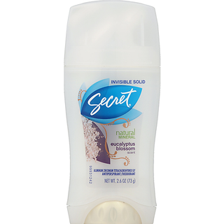 Secret Natural Mineral Antiperspirant/Deodorant, Invisible Solid, Eucalyptus Blossom Scent