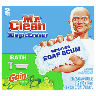 Mr. Clean Proctor And Gamble Magic Eraser Bath With Gain Scent White