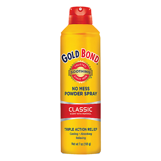 Gold Bond No Mess Body Powder Spray Classic Scent With Menthol