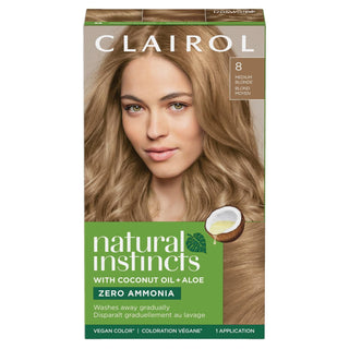 Clairol Natural Instincts Demi-Permanent Hair Color, Vegan Hair Dye, Made With Coconut Oil And Aloe Vera, NO Ammonia Or Added Parabens