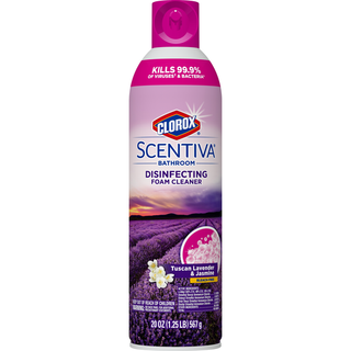 Clorox Scentiva Bathroom Cleaner, Foam, Tuscan Lavender & Jasmine