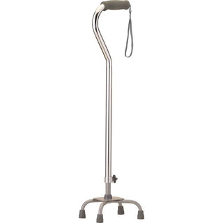Quad Cane 5620SI Small Base Silver NOVA