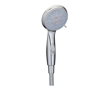 Nova Medical Products Deluxe Hand Held Shower Head, White, 1.25 Pound