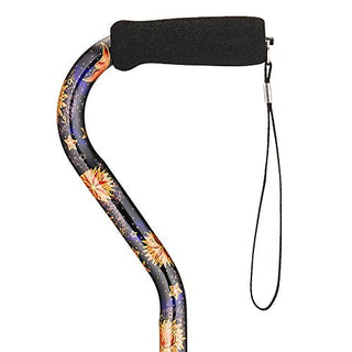 Nova Medical Products Designer Cane With Offset Handle Celestial