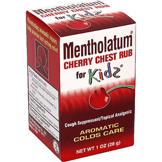 Mentholatum For Kids Cough Suppressant/Topical Analgesic