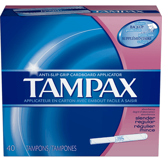 Tampax Cardboard, Slender Regular Absorbency Tampons