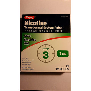 Rugby® Nicotine Transdermal System Patch – Step 3 (7 mg)