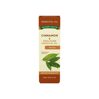 Nature's Truth  Warming  Cinnamon Pure Essential Oil 0.51 Fl Oz