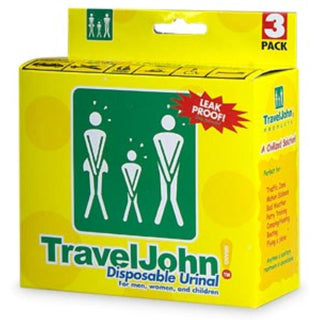 TravelJohn Disposable Urinal For Men, Women & Children