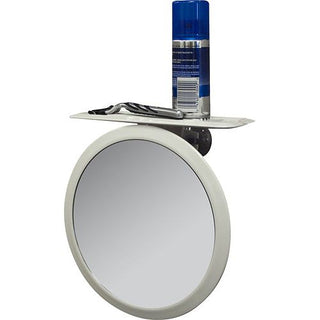Zadro 5x Z Fogless Ultra II Shower Mirror And Dual Top Tray Accessory Holder, 9