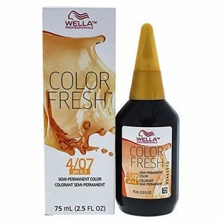 Wella 4/07 Medium Brown/Natural Brown Color Fresh Color Enhancer