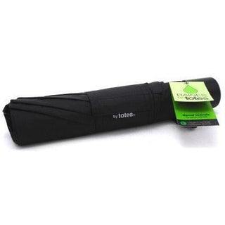 Totes Raines Umbrella Manual 9.5Inch Large (Black)