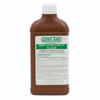 McKesson Ferrous Sulfate Elixir 220mg 473ml Gericare