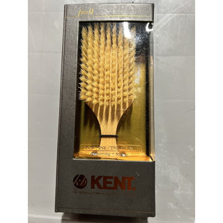 Kent OS11 Soft Men's Rectangular Club Hair Brush. Pure White Bristle