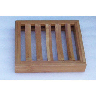 Marque Harry D Koenig Bamboo Soap Stand, Rectangle