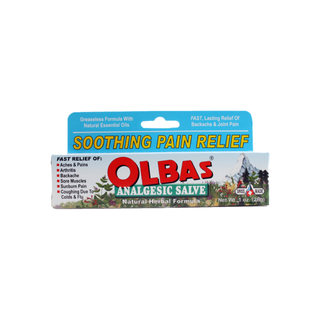 Olbas Analgesic Salve Natural Herbal Pain Relieving Cream 1 Oz