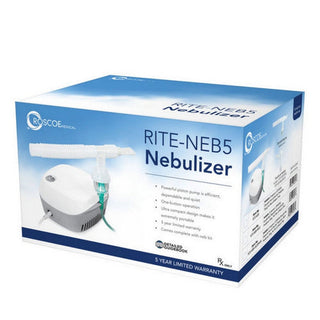 Roscoe Rite-Neb5 Nebulizer Compressor System With Disposable Neb Kit
