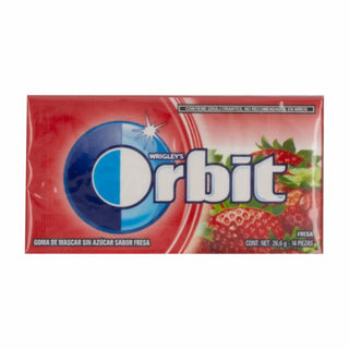 Orbit Strawberry Sugar Free Chewing Gum 14 Pieces