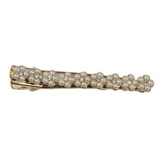 Smoothies Tiny Pearls Flowers Clamp-Gold 01883
