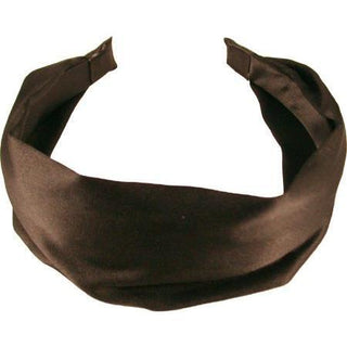 Smoothies Satin "C" Headband -Dark Brown 01072