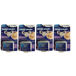 SleepRight Lot X 4 Intra-nasal Inhaler - Continuous Lavender