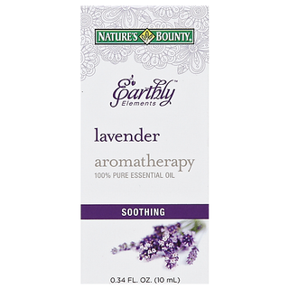 Nature's Bounty Earthly Elements Lavender Essential Oil, 0.34 Fl Oz