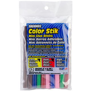 Singer Mini Glue Sticks 5/16inx4in 20/Pkg