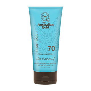 Australian Gold Lotion Sunscreen, Aloe & Coconut, Spf 70 6 Oz