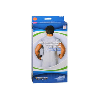 Sport Aid Duo-Adjustable Back Support – White (M/L)